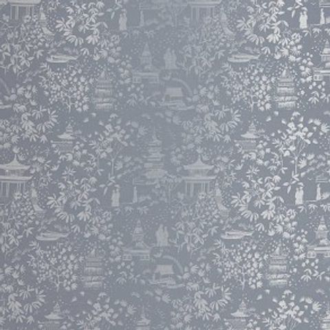 Chinoiserie Delft Bed Runner