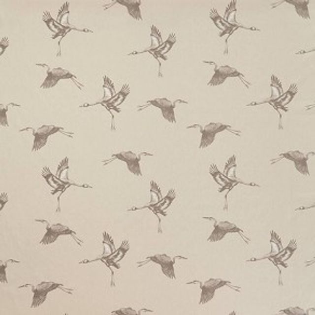 iLiv Orientailis Cranes Pearl Upholstery Fabric