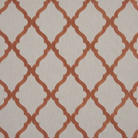 Karma Orange Upholstery Fabric