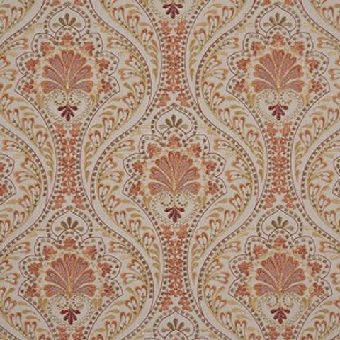Mandala Orange Upholstery Fabric
