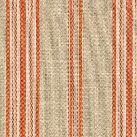 Backridge Stripe Clementine Voile Fabric