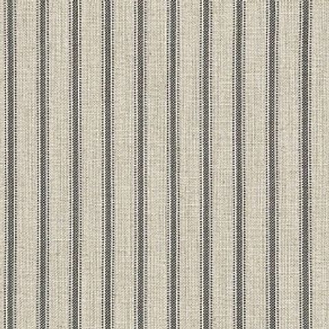 Harrop Stripe Raven Voile Fabric