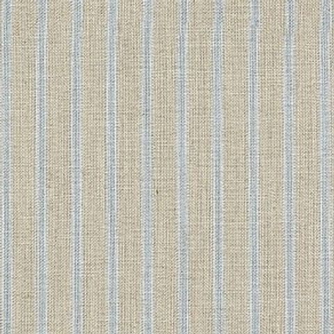 Harrop Stripe Sky Voile Fabric