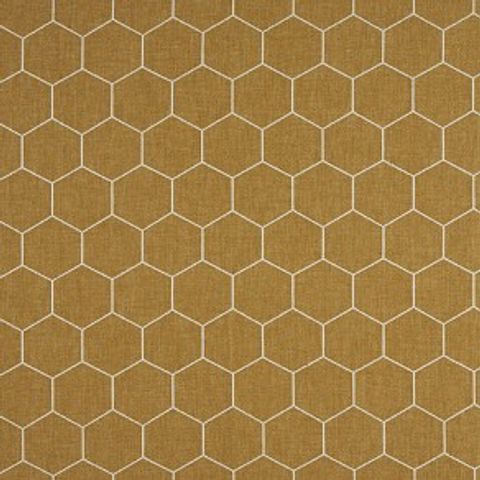 Beehive Mustard Upholstery Fabric