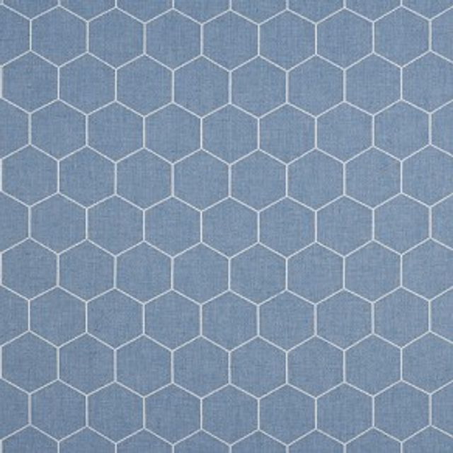 Bill Beaumont Sherwood Beehive Sky Blue Upholstery Fabric