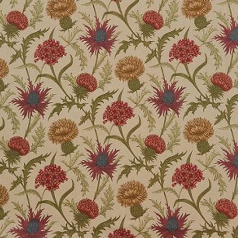 Acanthium Garnet Upholstery Fabric