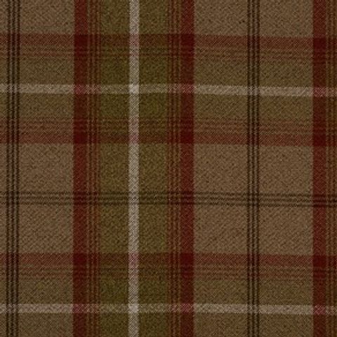 Balmoral Rust Voile Fabric