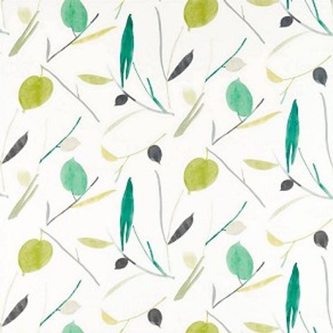 Oxalis Kiwi/Juniper Voile Fabric