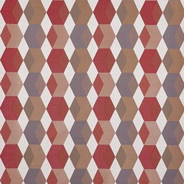 Prestigious Textiles Abstract Interlock Tabasco
