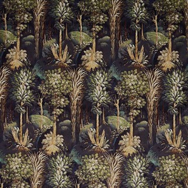 Prestigious Textiles Journey Beyond Forbidden Forest Ebony