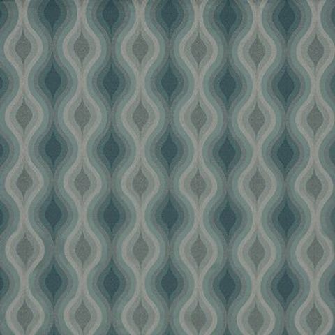 Prestigious Textiles Gatsby Deco Peacock Fabric