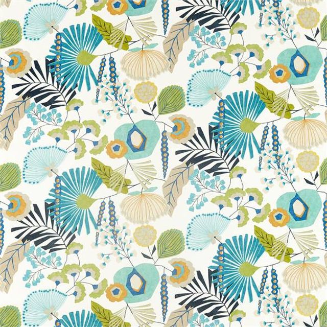 Harlequin Salinas Prints & Weaves Zavala Lime/Sienna/Cobalt