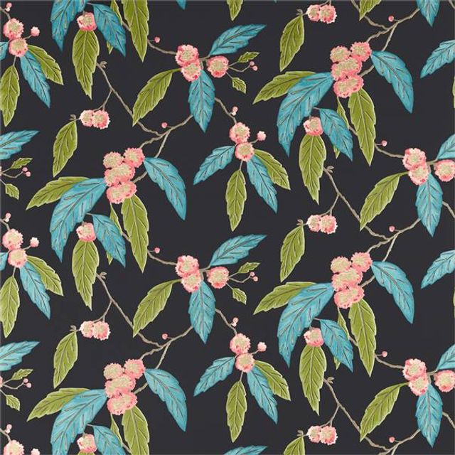 Harlequin Salinas Prints & Weaves Coppice Cerise/Marine