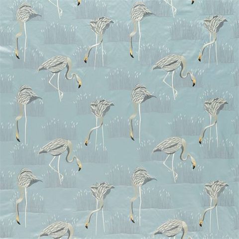 Salinas Glacier/Silver Voile Fabric