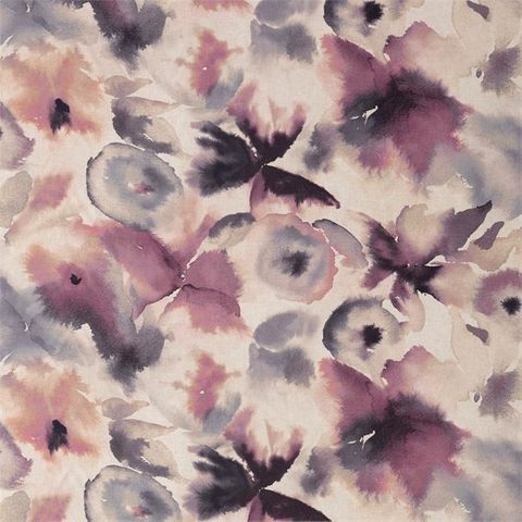 Flores Damson/Viola/Blush Upholstery Fabric