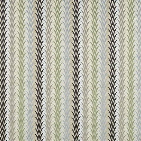 Velika Brass / Ebony / Glacier Upholstery Fabric