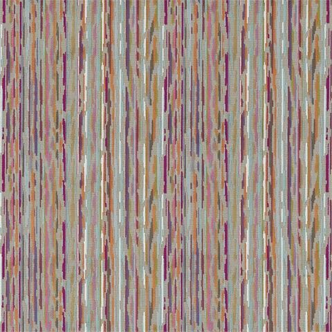 Nuru Fuchsia/Teal/Mink Upholstery Fabric