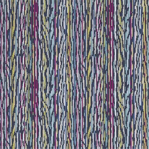 Nuru Aqua/Magenta/Denim Upholstery Fabric