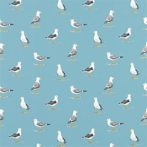 Shore Birds Pacific Upholstery Fabric