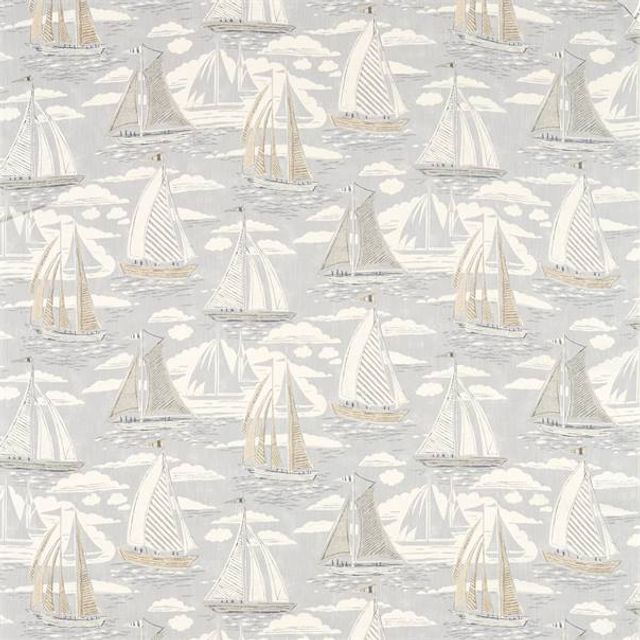 Sanderson Port Isaac Fabrics Sailor Gull