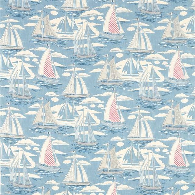 Sanderson Port Isaac Fabrics Sailor Nautical
