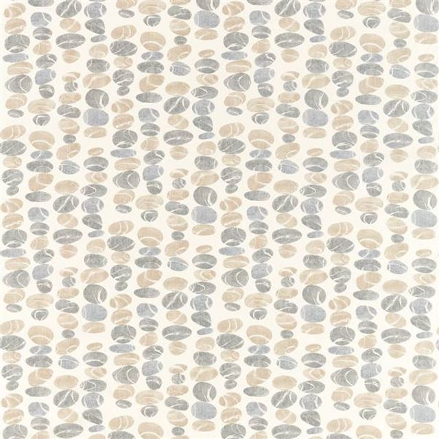 Sanderson Port Isaac Fabrics Stacking Pebbles Driftwood/Slate