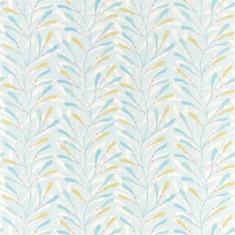 Sea Kelp Aqua/Lichen Upholstery Fabric