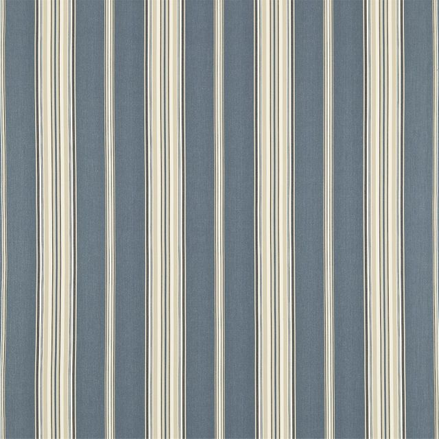Sanderson Country Stripes Saxon Indigo/Biscuit