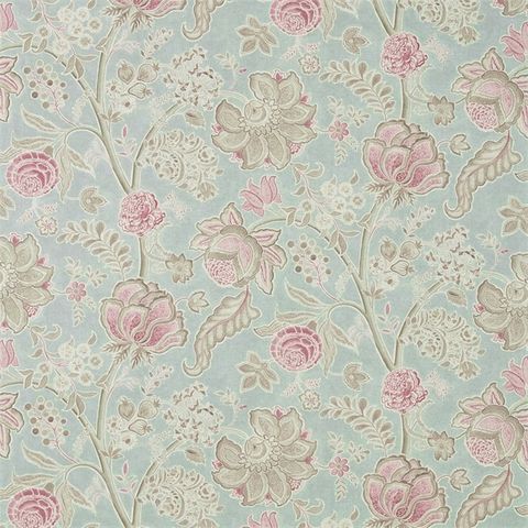 Shalimar Porcelain/Orchid Voile Fabric