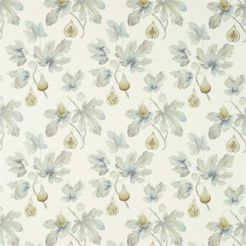 Fig Harvest Wedgwood/Chalk Voile Fabric