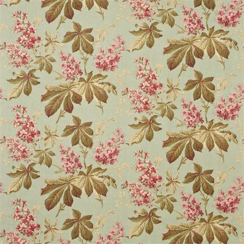 Pavia Duck Egg/Mauve Voile Fabric