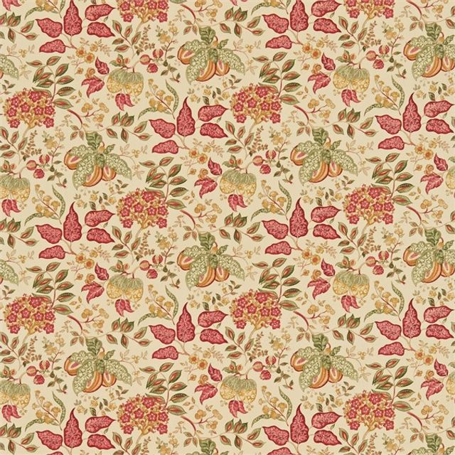 Sanderson Autumn Prints Madagascar Gold/Red Sanderson