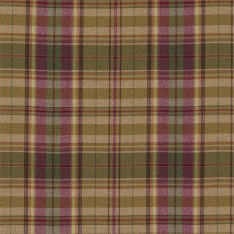 Byron Caramel/Burgundy Upholstery Fabric