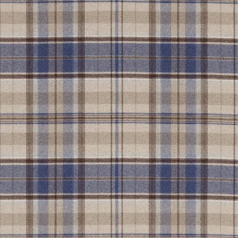 Byron Indigo/Stone Upholstery Fabric
