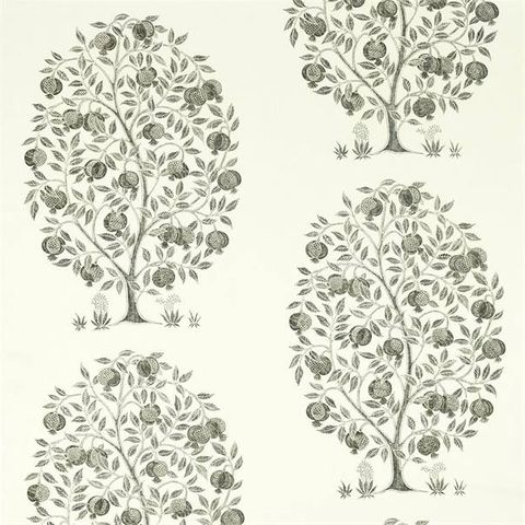 Anaar Tree Charcoal Upholstery Fabric