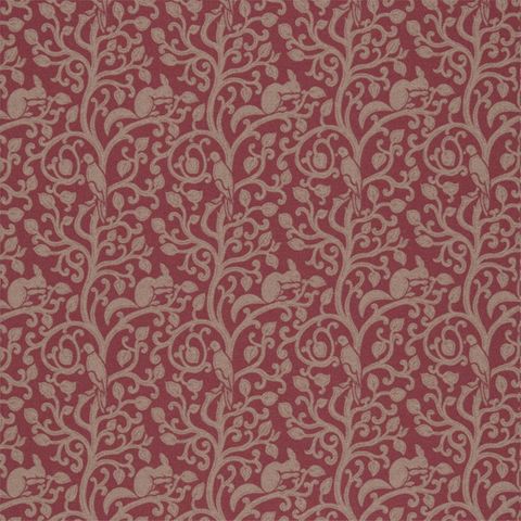Squirrel & Dove Wool Cherry Upholstery Fabric