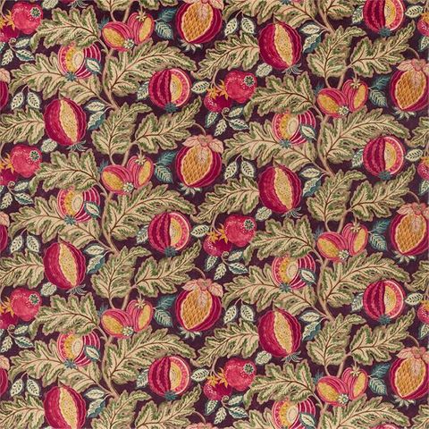 Sanderson Caspian Prints & Embroideries Cantaloupe Cherry/Alabaster Upholstery Fabric