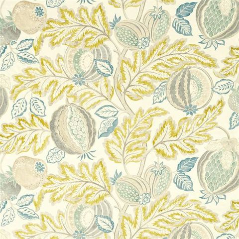 Cantaloupe Sumac/Sage Upholstery Fabric