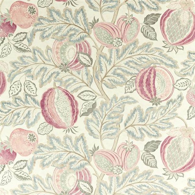 Sanderson Caspian Prints & Embroideries Cantaloupe Blush/Dove