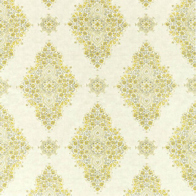 Sanderson Caspian Prints & Embroideries Siam Diamond Sumac/Grey