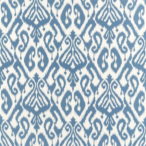 Kasuri Weave Indigo Upholstery Fabric