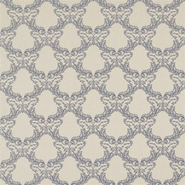 Sanderson Chiswick Grove Fabrics Gunnersbury Indigo