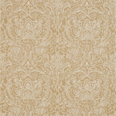 Courtney Damask Sepia Voile Fabric