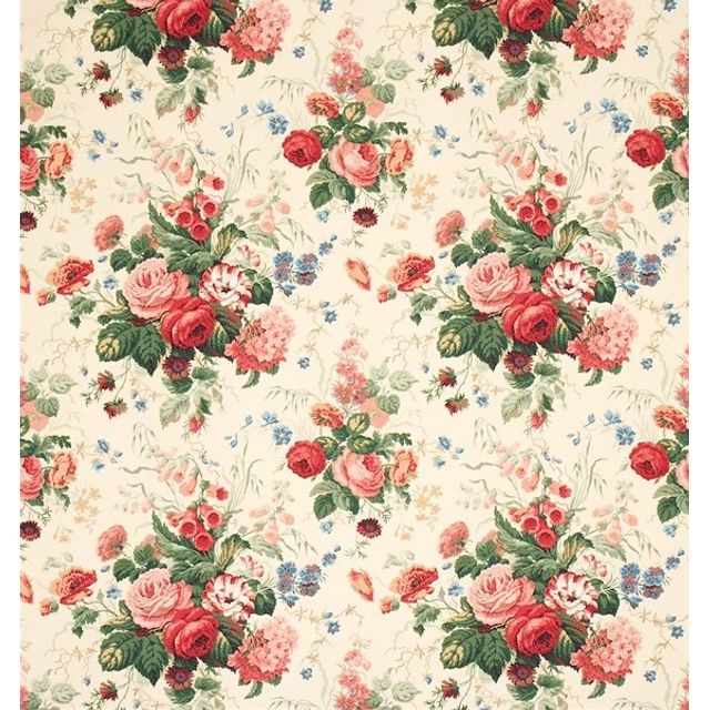 Sanderson Classic Linens Stapleton Park CREAM/PINK