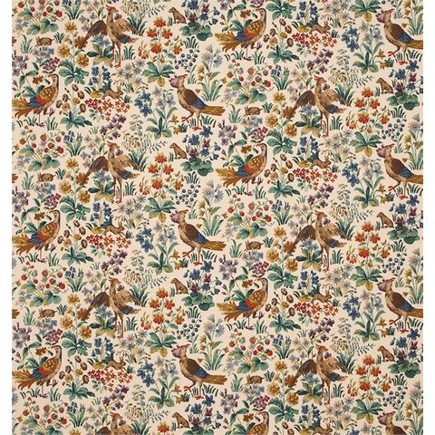 Cluny Cream/Brown Multi Box Cushion