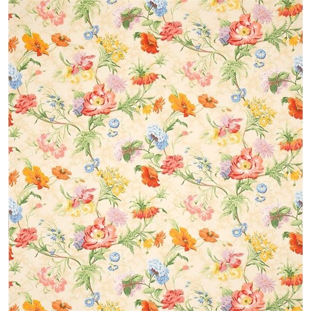 Sanderson Classic Linens Avening NEUTRAL/MULTI Upholstery Fabric