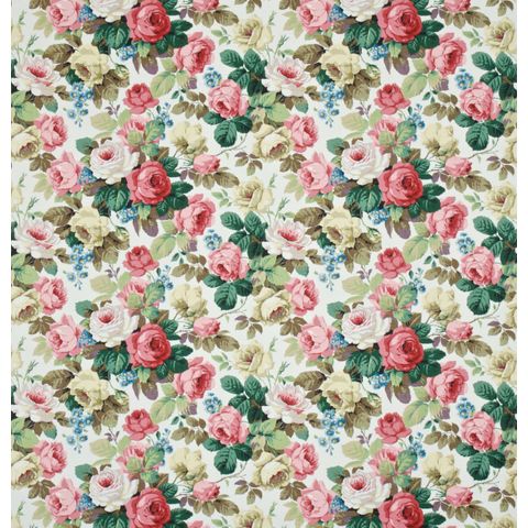 Chelsea WHITE/PINK Upholstery Fabric