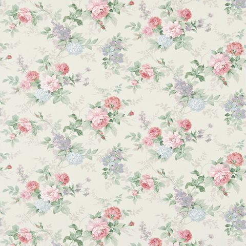 Rosamund Cream/Lilac Upholstery Fabric