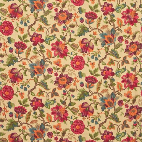 Amanpuri Mulberry/Amber Upholstery Fabric