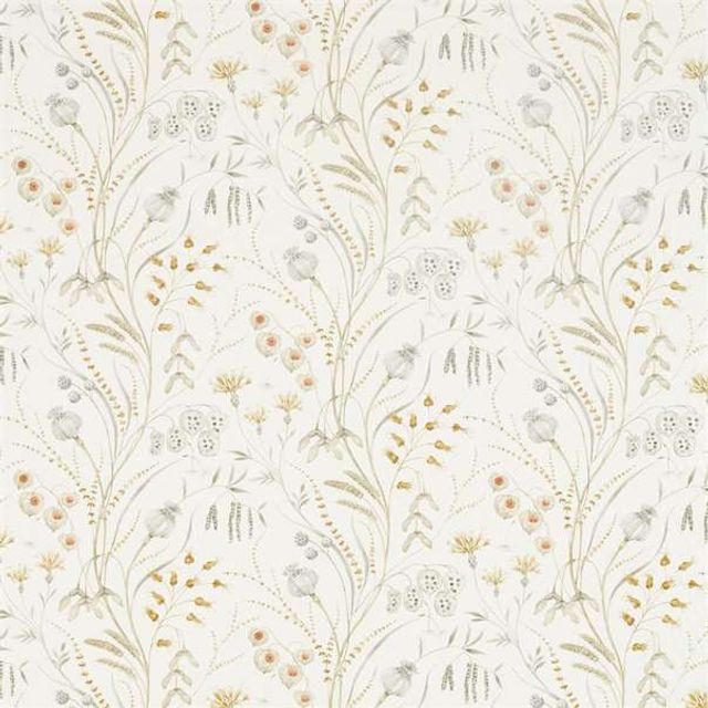 Summer Harvest Silver/Corn Upholstery Fabric